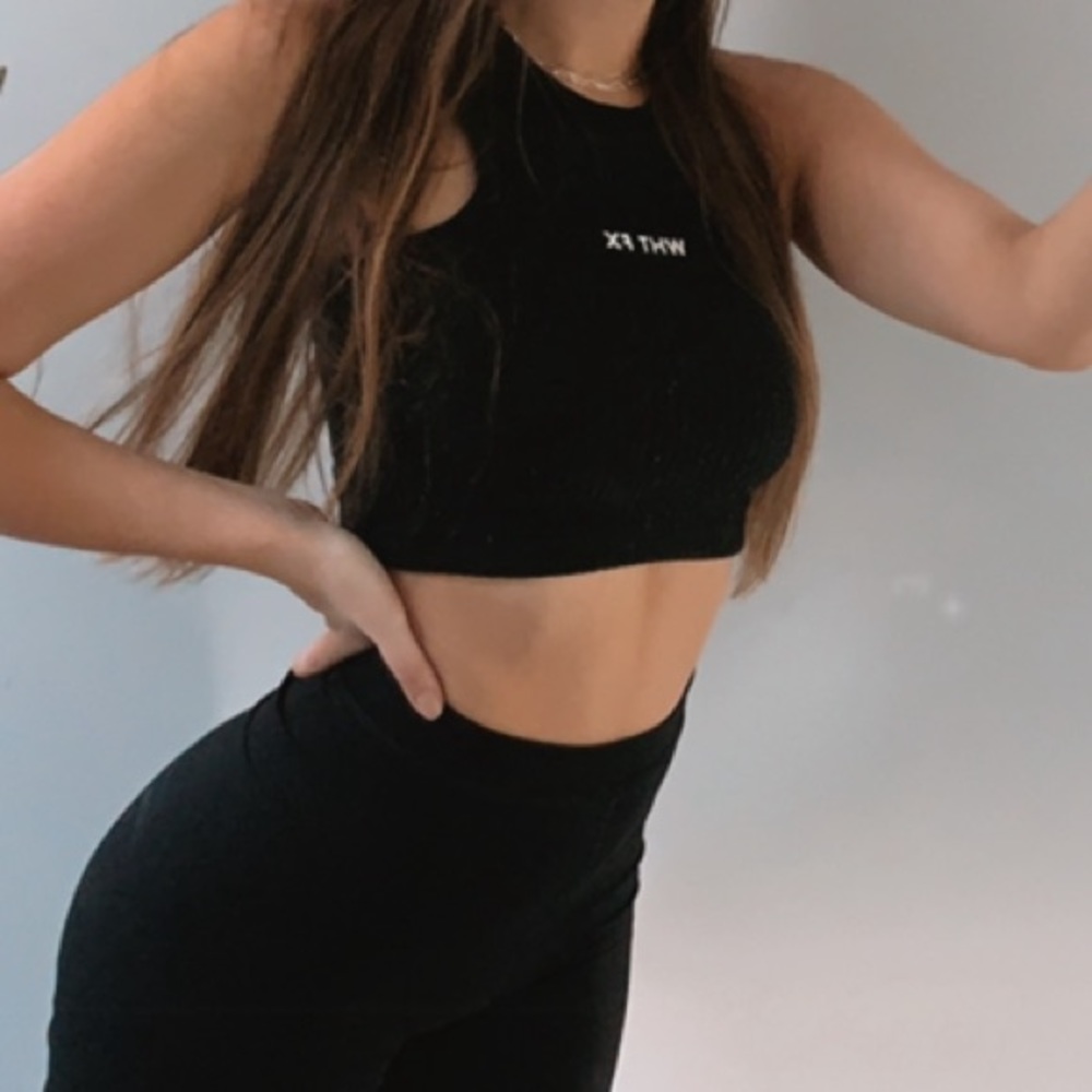 white fox boutique crop top